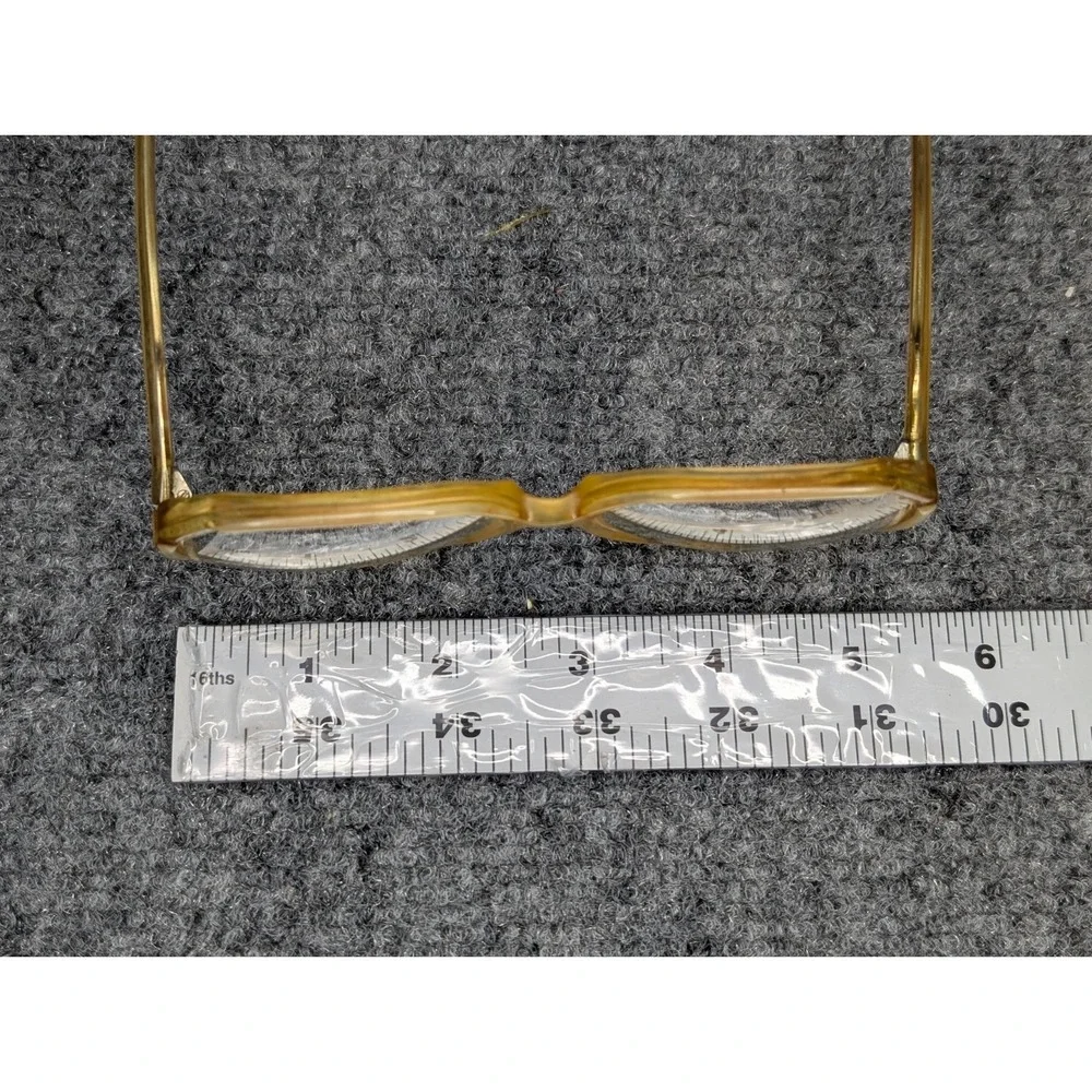 Vintage Tura Eyeglass Frames Canada 140‎ Geometric Pearl White Accent